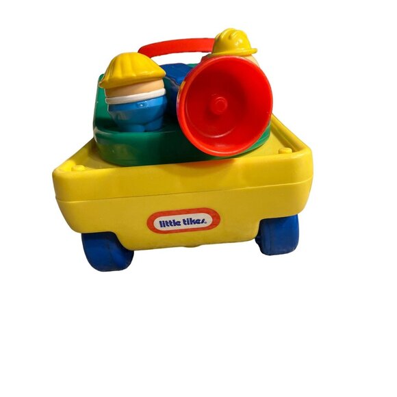 Little Tikes Cherry Picker Lift Truck with  Construction Workers Toddle Tots Vin - Picture 6 of 11